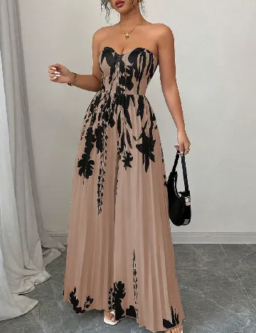 Rochie lunga SHEIN, maro