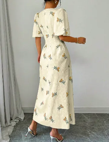 Rochie lunga SHEIN, crem