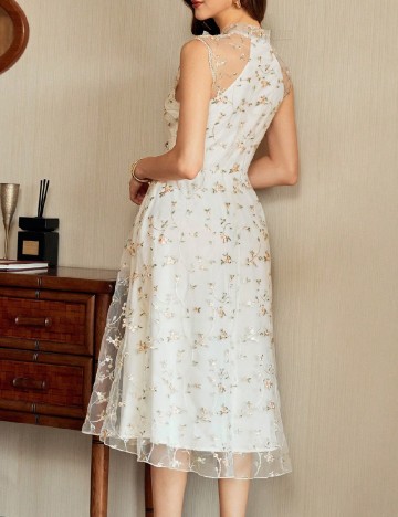 Rochie medie SHEIN, crem
