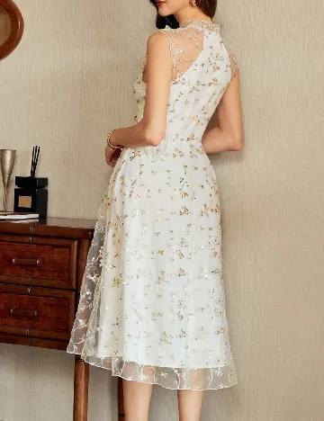 Rochie medie SHEIN, crem