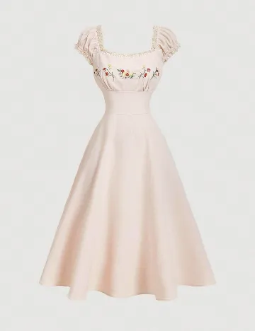 Rochie medie SHEIN, roz pal