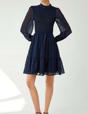 Rochie scurta SHEIN, bleumarin