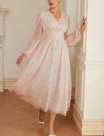 Rochie lunga SHEIN, roz