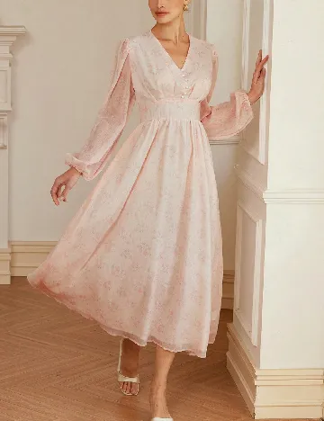 Rochie lunga SHEIN, roz