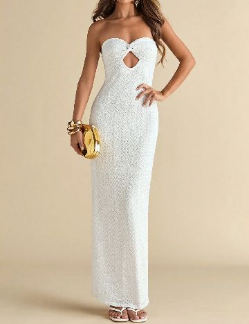Rochie lunga SHEIN, alb