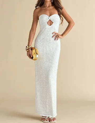 Rochie lunga SHEIN, alb