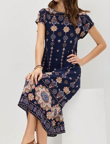 Rochie medie SHEIN, bleumarin