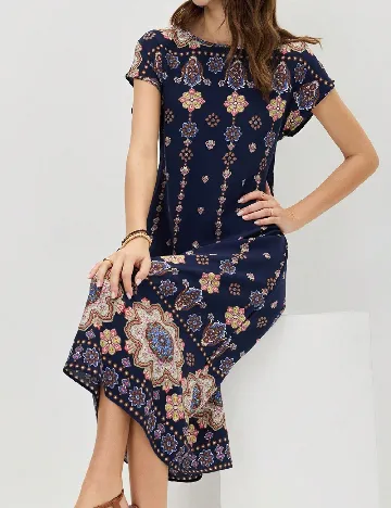 Rochie medie SHEIN, bleumarin