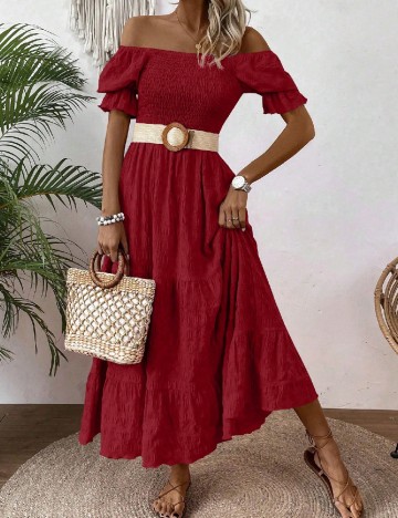 Rochie lunga SHEIN, rosu