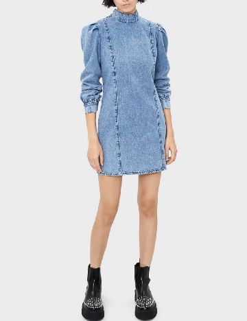 Rochie scurta Bershka, albastru