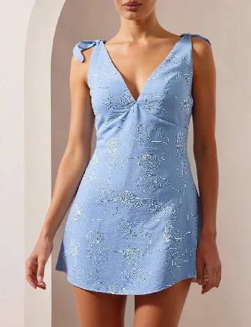Rochie scurta SHEIN, albastru