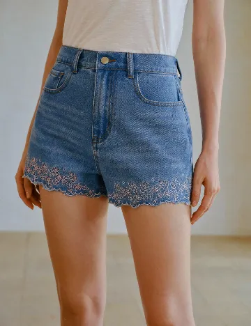 Pantaloni scurti MOTF, albastru