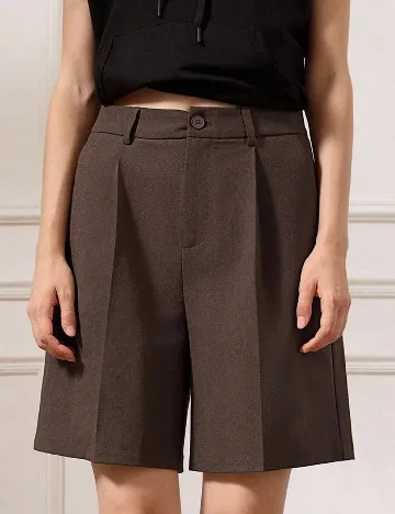 Pantaloni scurti SHEIN, maro