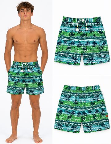 Short de baie Zara, mix culori