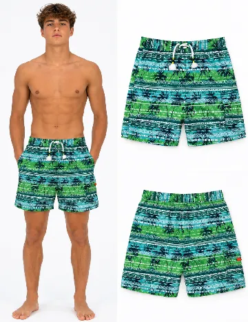 Short de baie Zara, mix culori