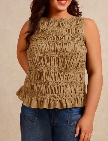 Top SHEIN CURVE, maro
