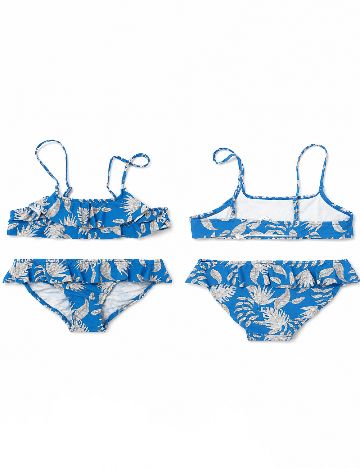 Costum de baie Zara, albastru