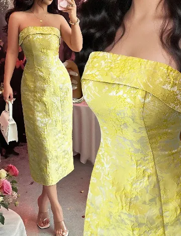 Rochie medie SHEIN, galben