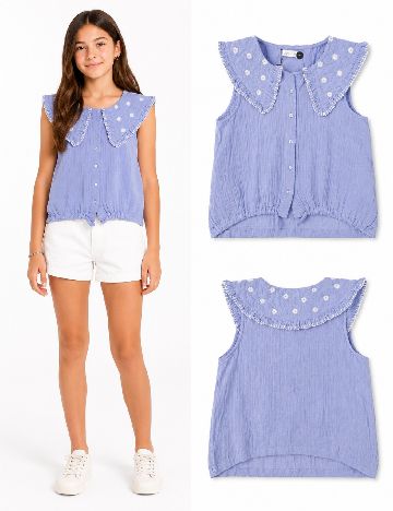 Bluza Zara, albastru
