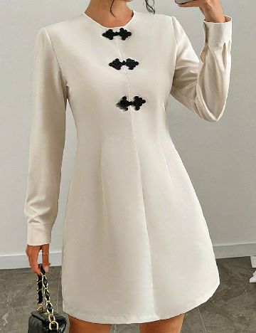 Rochie scurta SHEIN, bej