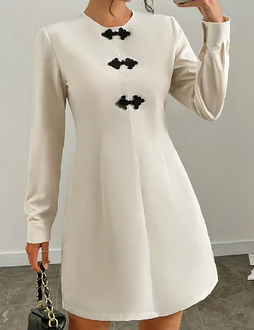 Rochie scurta SHEIN, bej