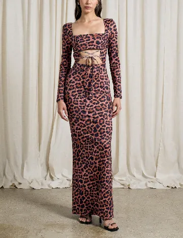 Rochie lunga SHEIN, animal print