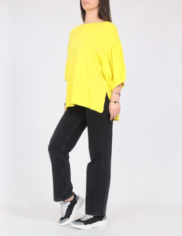 Bluza Oversize Bershka, galben