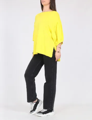 Bluza Oversize Bershka, galben