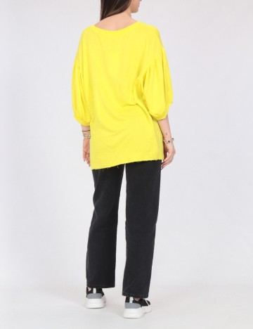 Bluza Oversize Bershka, galben