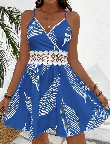 Rochie scurta SHEIN, albastru