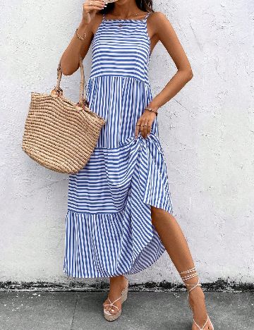 Rochie lunga SHEIN, albastru