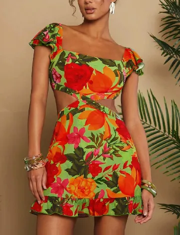 Rochie scurta SHEIN, mix culori