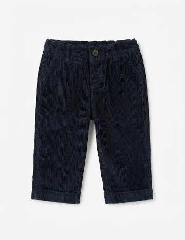 Pantaloni Zara, bleumarin inchis