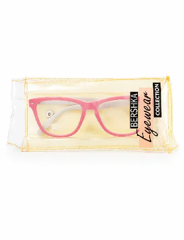 Ochelari Bershka, roz/gri