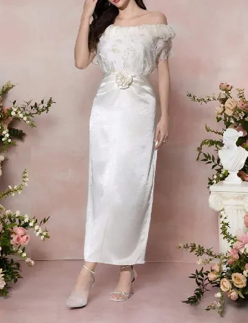 Rochie lunga SHEIN, alb