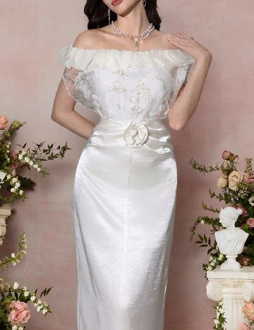 Rochie lunga SHEIN, alb