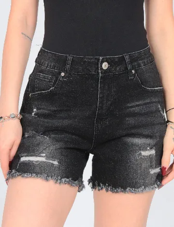 Pantaloni scurti SHEIN, negru