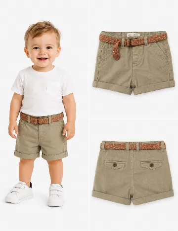 Pantaloni scurti Zara, verde