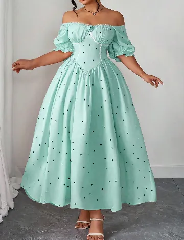 Rochie lunga SHEIN CURVE, albastru