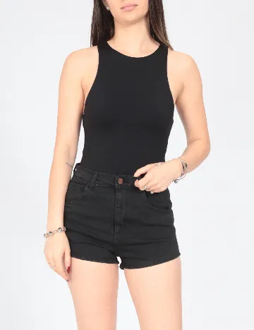 Pantaloni scurti Zara, negru