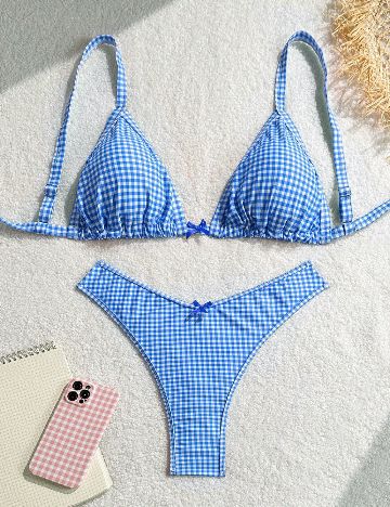 Costum de baie SHEIN CURVE, albastru