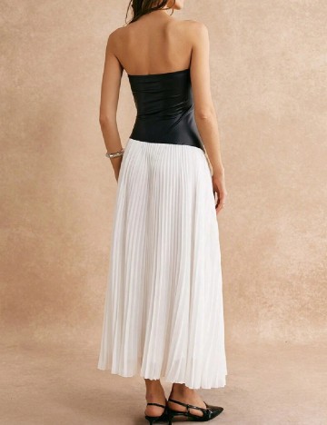 Rochie lunga Poeselle, alb