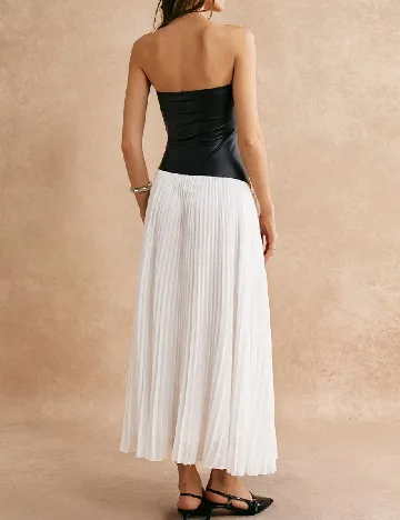 Rochie lunga Poeselle, alb
