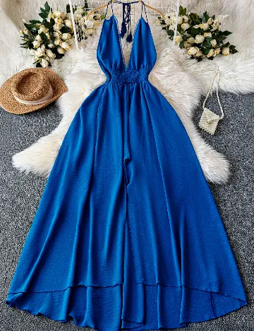 Rochie lunga SHEIN CURVE, albastru