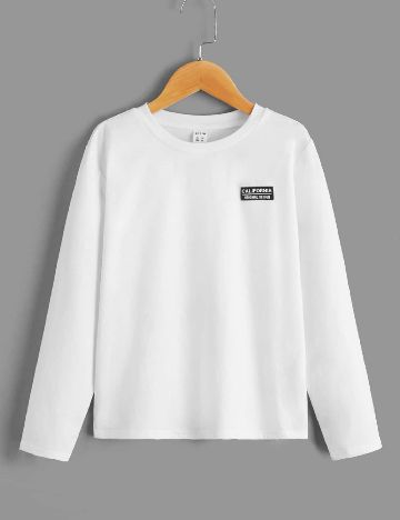 Bluza Shein Kids, alb