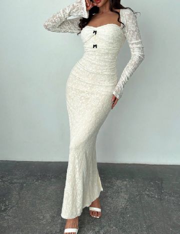 Rochie lunga SHEIN, ecru