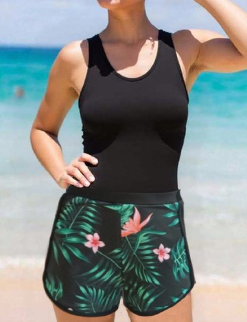 Costum de baie Shein Kids, negru