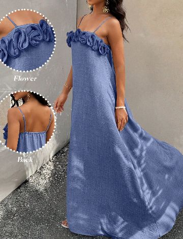 Rochie lunga SHEIN, albastru