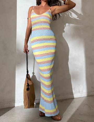 Rochie lunga SHEIN, mix culori