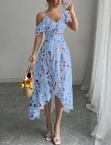 Rochie medie SHEIN, albastru